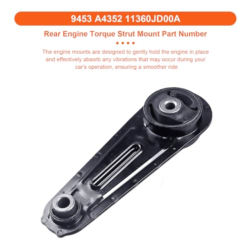 Engine Motor Mount Set & Trans Mount,Replaces A7392 A4352 A4351 A7370 - size: Nissan Rogue 08-13/Select 14-15 L4 2.5L