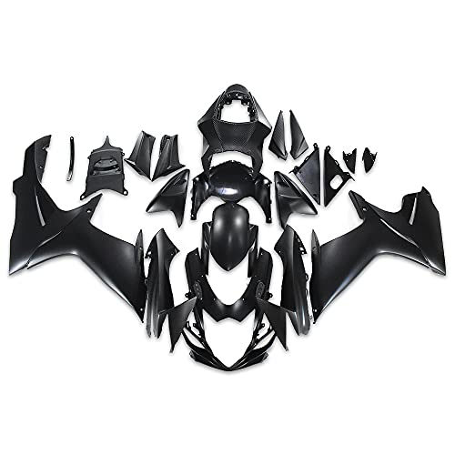 YTL Matte Black Full Fairing Fit for Suzuki 2011-2026 GSXR 600/750 - color: 022 Matte Black