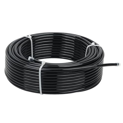 LokoCar 1/4" OD Nylon Airline 100ft DOT SAE J844 Air Brake Fluid Tube Black - size: 1/4" OD 100 Feet
