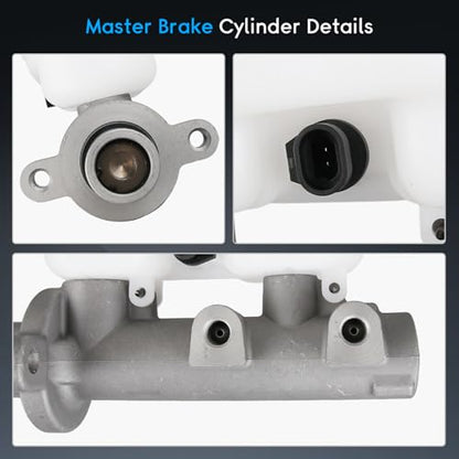 OTO-K Brake Master Cylinder Compatible with Chevy Silverado 1500 2005-2006,Silverado 1500 Classic 2007 | GMC Sierra 1500 2005-2006,Sierra 1500 Classic 2007,Replace # M630325 15183822