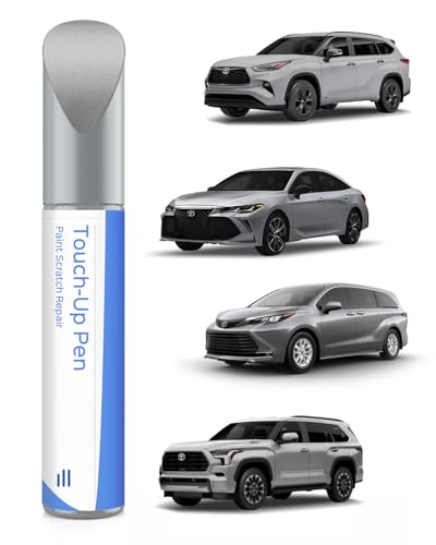 1J9 Celestial Silver Metallic Touch Up Paint Compatible with Toyota Exact Match Chips and Nicks Touch Up - color: Celestial Silver Metallic(1J9) compatible with Avalon-models/Camry-models/Highlander-models/Sequoia/Sienna-models/Tacoma/Tundra/Venza