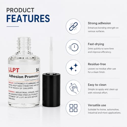 LLPT 94 Adhesion Promoter 2 Pack 18ml Bottle Primer - color: 18ml x 2 Pack