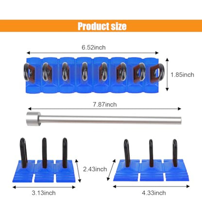 4Pcs/Set Car Dent Repair Tools, Paintless Dent Repair Removal Tool, Heavy Duty Dent Puller Kit, Powerful Car Body Repair Tool, Glue Tabs Dent Remover Tool for Car Dent Repair (Blue) - color: Blue