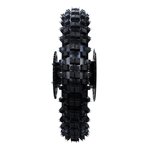 Rim tube tire 80/100-12 3.00-12 12-15MM Dirt Pit Bike Trail axle 12"Complete rear wheel For small Wheel Rim Tire Fits 125-160cc TTR SSR Mini Motorcycle