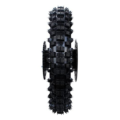 Rim tube tire 80/100-12 3.00-12 12-15MM Dirt Pit Bike Trail axle 12"Complete rear wheel For small Wheel Rim Tire Fits 125-160cc TTR SSR Mini Motorcycle
