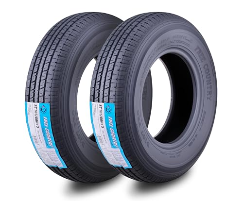 Free Country Trailer Tires ST185/80R13 6PR LR C 94N w/Scuff Guard, Set 2 - size: 185/80R13 6PR