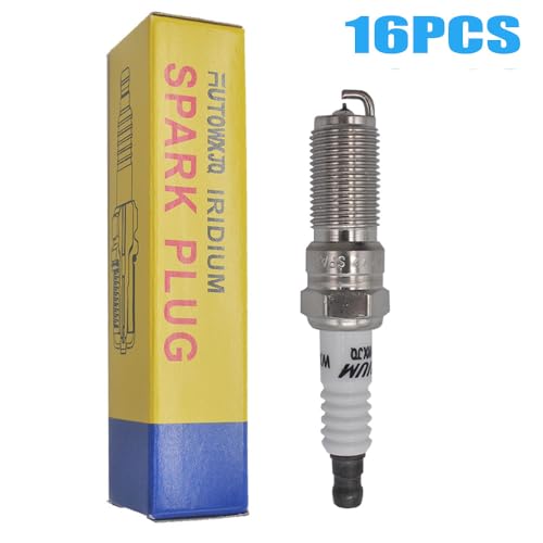 Autowxjq Iridium Spark Plug 16pcs Replace Ford F-150 F-250 F-350 E-350 Super Duty 6.2L 6.7L 7.3L V8