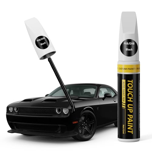(Black (PX8/DX8) Car Touch Up Paint for Dodge Ram - color: Black (PX8/DX8) for 2025 RAM 1500/2024 RAM 1500/2023 RAM 1500/2025 RAM 2500/2024 RAM 2500/2025 RAM 3500