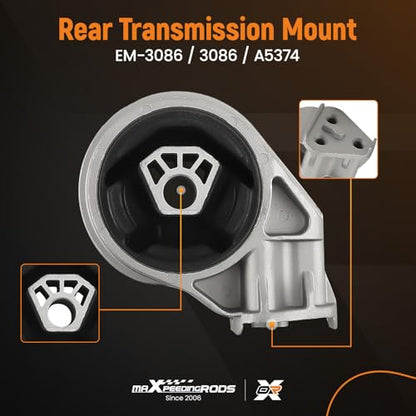 maXpeedingrods Engine Motor and Transmission Mount Kit for Chevy Cobalt HHR - size: for Chevrolet Cobalt 2.2L 2005-2010
