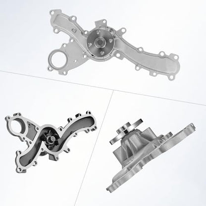 BDFHYK AW6047 Automotive Engine Water Pump Kit Compatible with Toyota Camry 2007-2017, Highlander 2008-2016, Sienna 2007-2016, RAV4 2006-2012, Compatible with Lexus ES350 2007-2018, V6 3.5L - size: AW6047