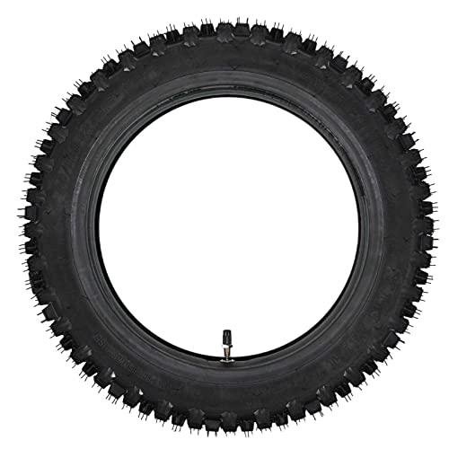 Trkimal 80/100-12 Rear Tire Inner Tube Assembly Tyre for Motocross Off Road Dirt Pit Bike (80/100-12) - size: 80-100-12