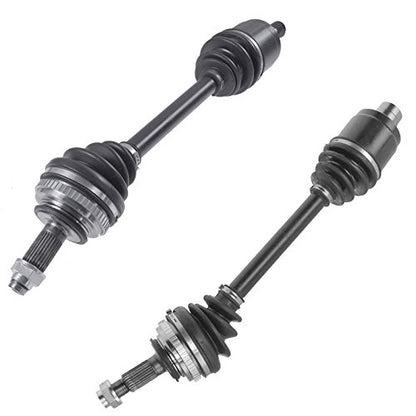 TRQ Front Driver Side and Passenger Side CV Axle Assembly Set 2 Piece - style: CSA82456
