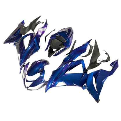 Chameleon Blue Fairings for Kawasaki ZX6R 2013-2018 Injection Bodywork - color: Chameleon Blue Purple