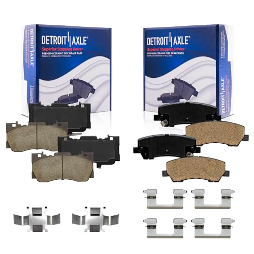 Detroit Axle - Brake Pads for 15-21 Ford Mustang - size: 4P42266/Kit