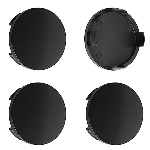 2.4Inch 60MM Wheel Center Caps, Pack of 4 (Matte Black, Outer 60MM, Inner 56MM, Easy DIY Installation) - color: Matte Black, size: Outer 60.0MM , Inner 56.0MM
