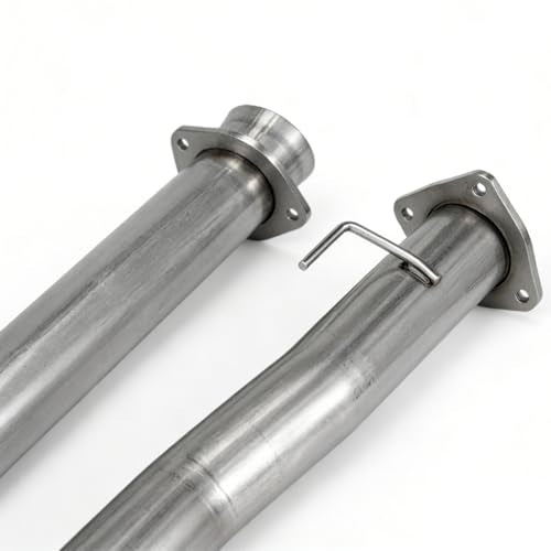 Stainless Steel Exhaust Pipe Kit for 2011-2017 Ford F250 F350 F450 Super Duty 6.7L 4" Powerstroke Diesel - size: for 2011-2017 F250 F350 F450
