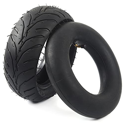 (1 Set) Universal Replacement Rear 110/50-6.5 Tire and Tube Set - Fits Most 38cc, 47cc, and 49cc Mini Pocket Bikes - Compatible with MTA1/MTA2, GP-RSR, and More - Angled Valve Stem for Easy Inflation - size: 110/50-6.5, TR-87 (1-Set)
