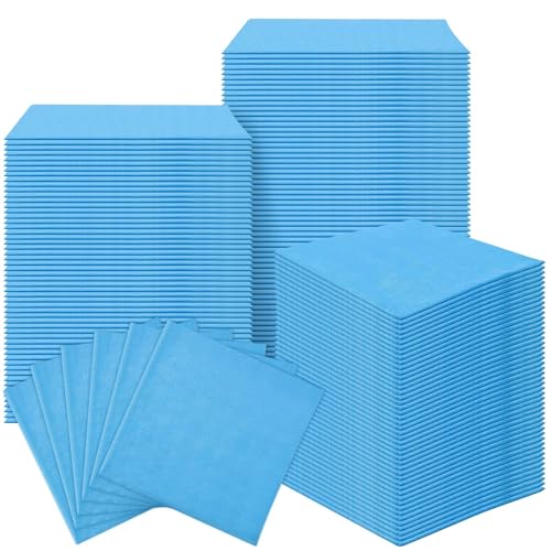 Maxcheck 100 Pcs Sticky Tack Cloth, Heavy Duty 24 x 20 Mesh, Blue - color: Blue