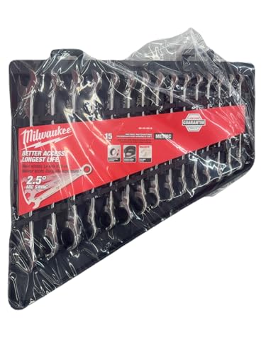 MLW48-22-9516 Ratcheting Combination Wrench Set Metric