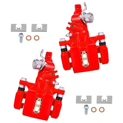 cciyu Rear Left & Right Disc Brake Calipers Assembly 19-B2069 19-B2068 - size: Rear[19-B2069+19-B2068]