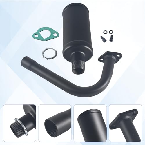 Upgrade Exhaust Pipe with Muffler For Predator 212cc 196cc
