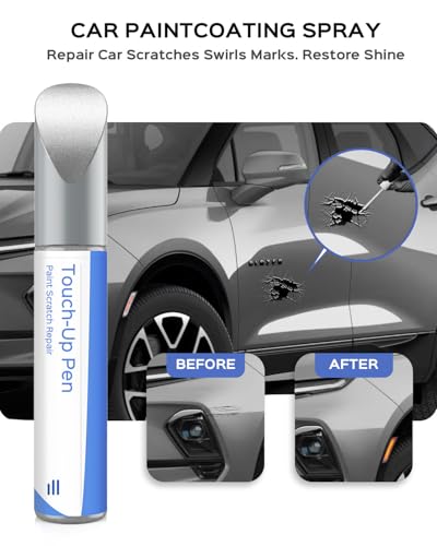 GAN/9W5/WA636R/WA8636/17 Ice/Quick Silver/Switchblade Met Touch Up Paint Compatible with Chevrolet Exact Match Chips and Nicks Touch Up - color: Ice/Quick Silver/Switchblade Met(GAN/9W5/WA636R/WA8636/17) compatible with All Models