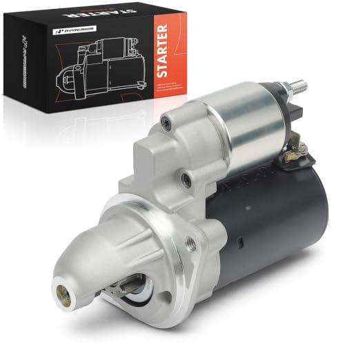 A-Premium Starter Motor, 12V 1.1KW 9 Teeth Clockwise, Compatible with BMW | for 323i 07-09, 325i 06, 328i 07-11, 330i 06, 335i/X3 07-11, X5 07-11, 525i/530i 06-07, X1 13-15