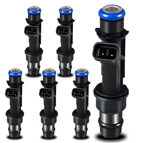 Fuel Injectors 12586551 Set of 6 Compatible with Buick LeSabre 2001-2004,for Park Avenue 2001-2005,for Regal 2001-2004,for Chevy Camaro 2000-2002, for Impala 2000-2004,for Pontiac 3.8L