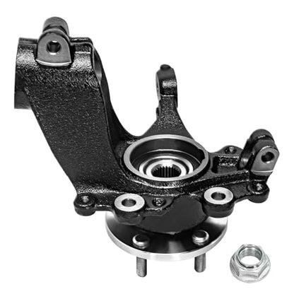 Detroit Axle - Front Steering Knuckles w/Wheel Hub Bearings Lower Control - size: 4CU47867/4PC
