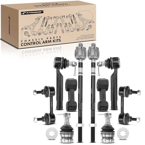 A-Premium 10Pcs Suspension Kit, Front Lower Ball Joint