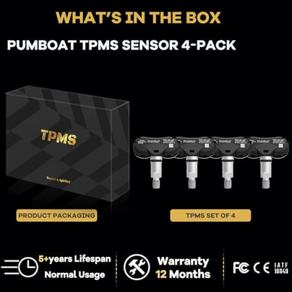 TPMS(Tire Pressure Sensor) Fit Honda Civic/Odyssey/Fit/Element 4pcs 315Mhz