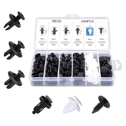 100PCS Car Bumper Retainer Clips - size: 100PCS