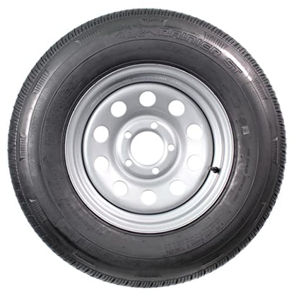 eCustomrim Radial Trailer Tire Rim Assembly ST205/75R14 14 Inch 5 Lug Grey
