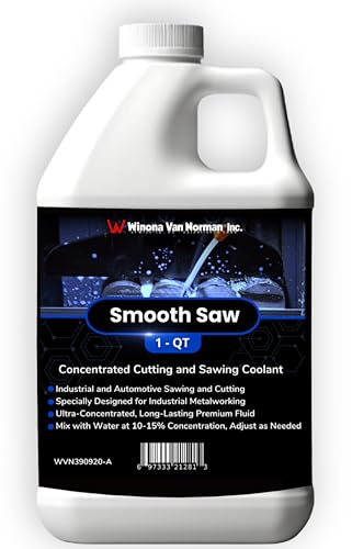 Winona Van Norman Smooth Saw - General Purpose Concentrated Cutting and Sawing Coolant - Advanced Synthetic Fluid (1 Quart) - size: 1 Quart