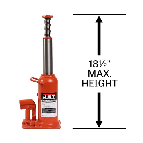 JET 12.5-Ton Hydraulic Bottle Jack w/ Handle (JHJ-12-1/2) - size: 12-1/2 Ton