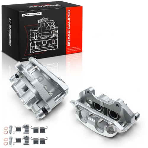 A-Premium Front Left and Right Side Disc Brake Caliper with Bracket