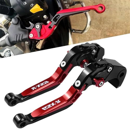 Clutch Brake Levers for Suzuki GSXR 600 750 1000 1000R, Red - color: Red