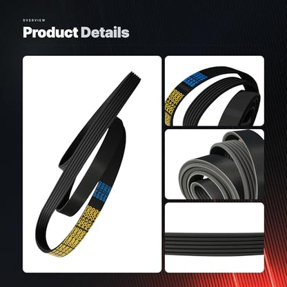 K060772 Serpentine Drive Belt 6PK1960 77.17" Length - size: 6PK1960-1960mm