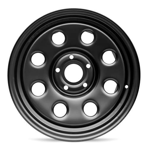 For 2009-2018 Dodge Ram 1500 18 Inch Powder-Coated Black Steel Rim - OEM Direct Replacement - Road Ready Truck Wheel