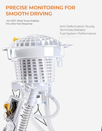AutoExact Fuel Pump Assembly Compatible with Chrysler 300 Dodge Charger Dodge Challenger Dodge Magnum 2.7L 3.5L 3.6L 5.7L 6.1L 6.4L 2005 2021 with sending unit fuel Replaces P76662R FT4018 - size: 05-19 Chrysler/Charger/Challenger Right