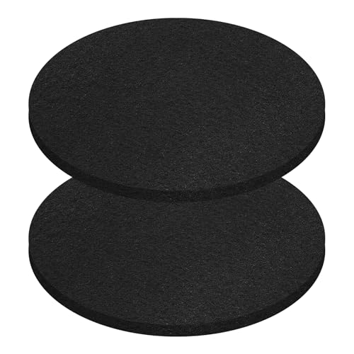 Oil Drain Splash Pad 2 Pcs 15 inch Diameter Oil Pan Splash Guard, Anti Splash Oil Drain Mat, No Splatter Oil Pad Fits Most Oil Drains - Round, Black - color: Round, size: 15"-2PCS