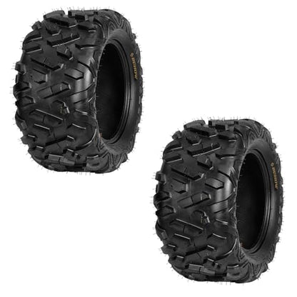 GarveeTech ATV Tires, 2 Pack 26x9-14 26x9x14 ATV UTV All Terrain Tires for Trail, Desert, Mud, Dirt, Street, Sand, 6PR Tubeless - size: AT26X9-14, style: Pattern A