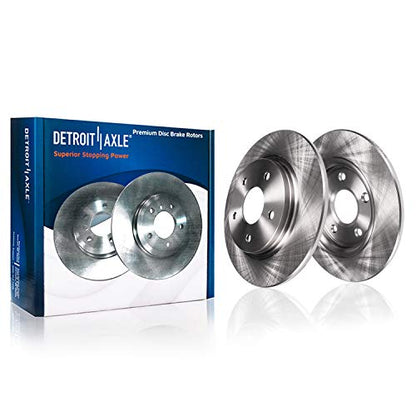 Detroit Axle - Brake Rotors for 2015-2021 Mini Cooper Disc Brake Rotors - size: 4R53915/kit