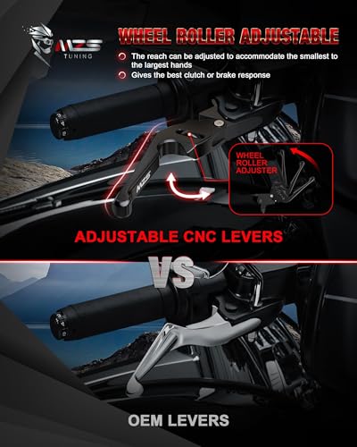 MZS Motorcycle Clutch Brake Levers for Road Glide/Street Glide/CVO ST 24-26 - size: 2024 to 2026 Touring
