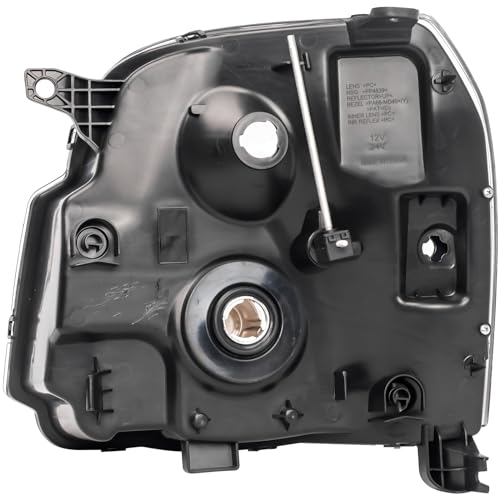Headlights Assembly w/ Wiring Harness Compatible with 2007-2014 GMC yukon - color: Chrome Amber w/Wiring Harness