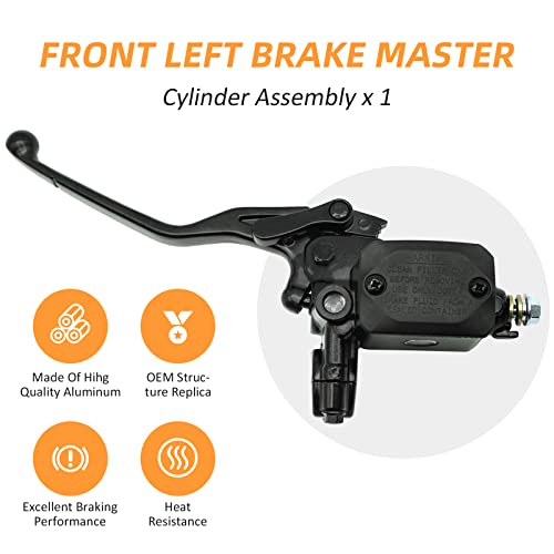 M MATI Brake Master Cylinder Front 705600865 705601430 Compatible with Can Am Outlander Renegade 650 450 500 570 800 850 1000 2012-2021 All Editon Left Brake Master Cylinder Replacement