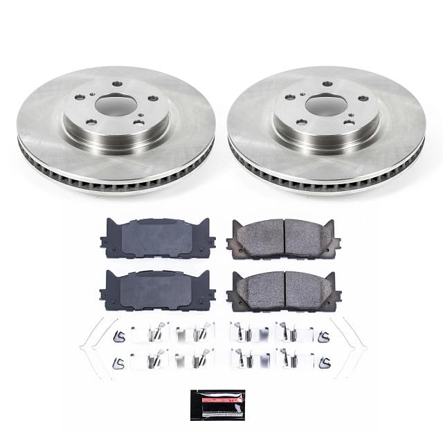 PowerStop Z17 Replacement Brake Pad & Rotor Kit Front KOE3053 - style: Stock Replacement Kit