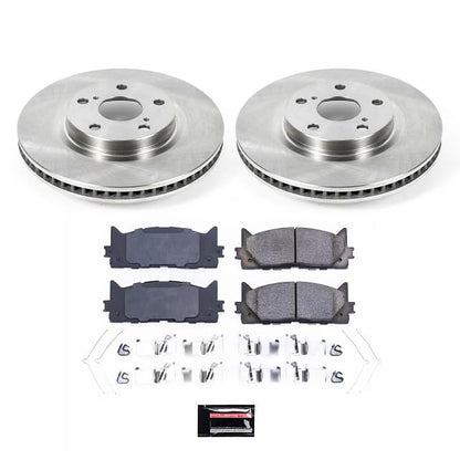PowerStop Z17 Replacement Brake Pad & Rotor Kit Front KOE3053 - style: Stock Replacement Kit
