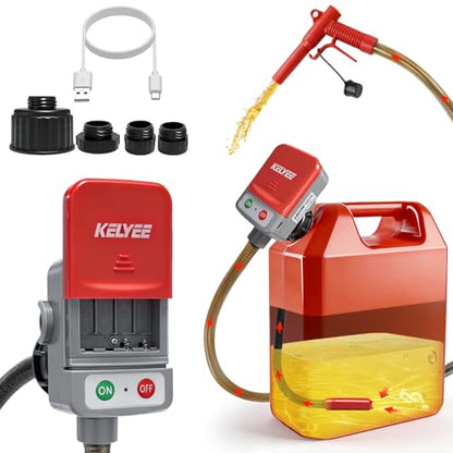 Fuel Transfer Pump with Auto-Stop, 3.2 GPM Fast Flow