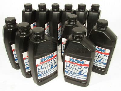 B&M 80261 Trick Shift Automatic Transmission Fluid Case of 12 Quart Bottles